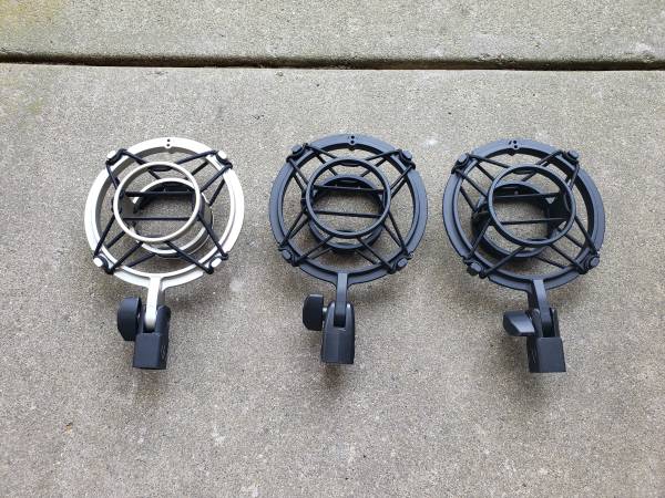 Audio-Technica AT8458a Microphone Shock Mounts (x3) 1