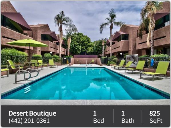 $2,150 / 1br - 825ft2 - ¡No dejes escapar esta oportunidad! 1 dormitorio, 1 baño. Ubicación privilegiada en Palm Springs (Palm Springs - Cerca de The Plaza At Sunrise)63668321121025121
