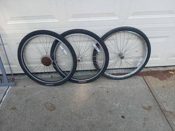26" wheel + tube + tire $30 buy buy 10 get 1 free 1