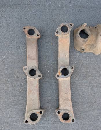49-50 Ford flat head exhaust manifolds 1