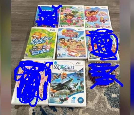 USED Wii games - 5 Games - Can buy all or single 95121 1