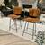 Vintage BAR STOOLS(2)Midcentury Modern Arthur Umanoff Swivel Wood Slat 1 thumbnail