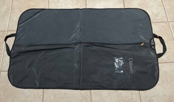 Dillards Zippered Travel Suit Garment Bag 1