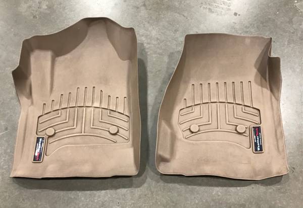 WeatherTech Liners Fronts Tan Silverado 1500 Sierra 1500 GM SUVs 1