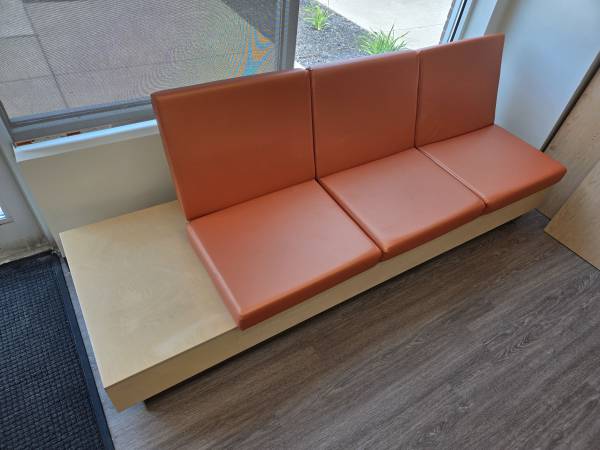 Contemporary custom couch and side table 1