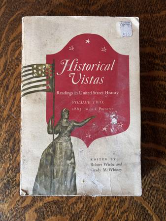 Vintage 1964 Historical Vistas Readings US History Book 1