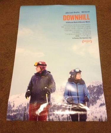 Large Poster from the Movie Downhill 1