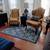 Wingback Chair  Red Rose design 45" w x 48" h 1 thumbnail