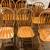 Set of 6 solid oak side chairs 1 thumbnail
