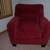 RAYMOUR & FLANAGAN RED MICROFIBER CHAIR ~ LIKE NEW! 1 thumbnail