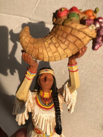 Pacific Rim Cubist Native American Indian Woman Figurine $14.00 1