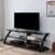 Spacious Glass Metal Entertainment Center  Pickup Only 6 thumbnail