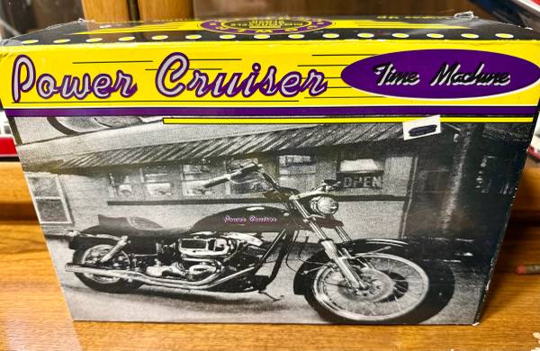 Power Cruiser Time Machine Motorcycle Alarm Clock 1