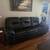 Leather reclining sofa 1 thumbnail