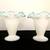 2 Fenton Short Ruffled Edge Vases 4" 4 thumbnail