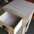 Like New Gray Accent Table w/Drawer, Sturdy, Solid Wood - 29H x 15x15 6 thumbnail