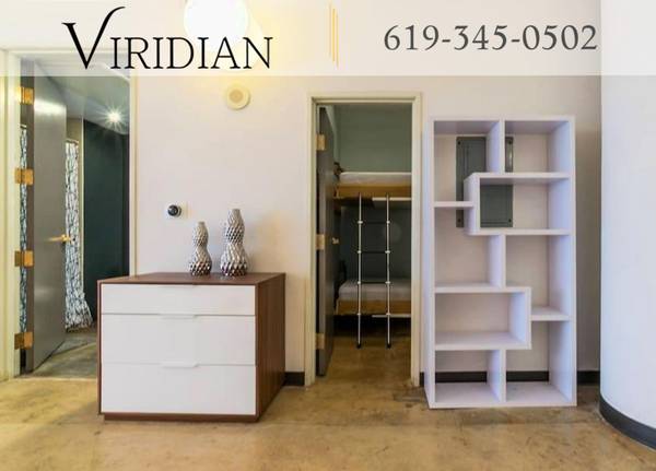 $2,750 / 1br - Apartamento urbano en el centro con cocina gourmet: estufa, refrigerador, gabinete personalizado (Gaslamp Quarter / Downtown)63865590428289120