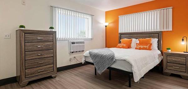 Studio, Located in Houston, Flat Screen TVs 1