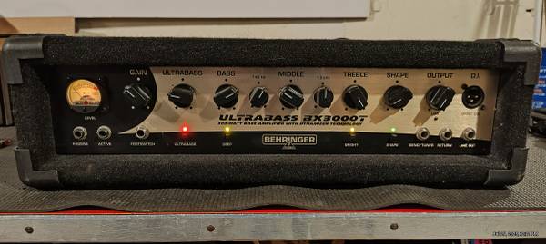 【送料込み】BEHRINGER BX3000T ベースヘッド 動作良好 Behringer Bass Head. ULTRABASS BX3000T 300W Open Box | eBay