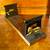 Antique Iron & Oak Bookrack: Egyptian Sphinx Motif 2 thumbnail