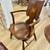 Vintage Wood Chair with Star Inlay Back. 3 thumbnail
