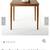 Counter Height Square Wood Dining Table NEW $180 FIRM 5 thumbnail