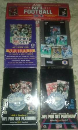 New Football Cards Factory Sealed Boxes 90-91 1