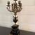 Antique French Bronze 5-Arm Empire Candelabra w/ Slate Base Ornate 3 thumbnail