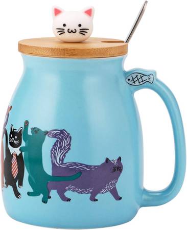 Cute Cat Ceramic Coffee Mug 1