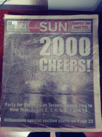 Millenium Edition Saturday Sun 1