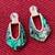 Kendra Scott Gold Abalone Statement Earrings 2 thumbnail