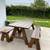 Rustic classic style picnic tables 7 thumbnail