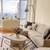 West Elm Sculptural Overarching Floor Lamp Black & Silver Ombre Shade 3 thumbnail