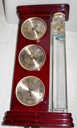 TAYLOR WEATHER STATION GALILEO (STORM GLASS) DESKTOP 1