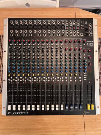 Soundcraft Spirit M12 16 channel mixer - musical instruments - by