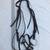 LEATHER HORSE BRIDLE W COPPER SNAFFLE & EVENTING REINS 9 thumbnail