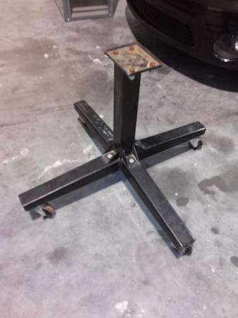 Stand,  on wheels. transmission, small engine, 1