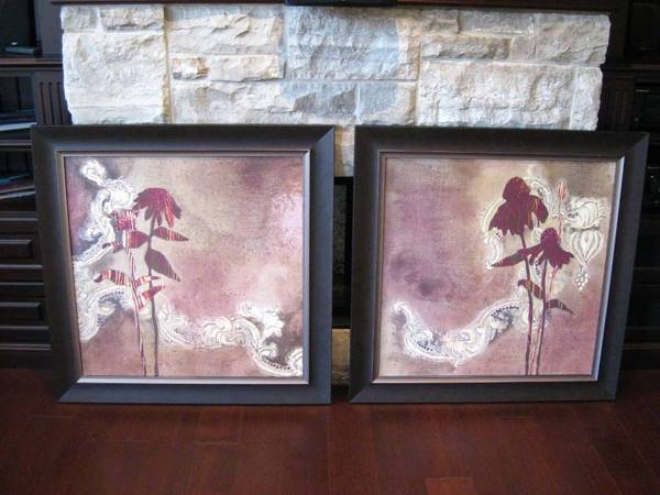 Pair of Framed Lee Miller Soul Remedy I & II Art Prints $80/pair 1