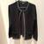 Gorgeous Black Tabi Cardigan w/ silver trim-Size Small 8 thumbnail