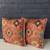 Pair of Antique Italian Decorative Square Textile Pillow Set, c.1920’s 2 thumbnail