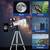 ToyerBee Telescope for Adults & Kids, 70mm Aperture Astronomical Refractor Teles 6 thumbnail