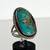 Vintage Native American Turquoise Sterling Silver Ring Size 6 1/2 2 thumbnail