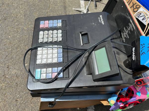 Sharp electronic cash register-used 1