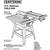 Craftsman cast iron table saw with router table extension 6 thumbnail