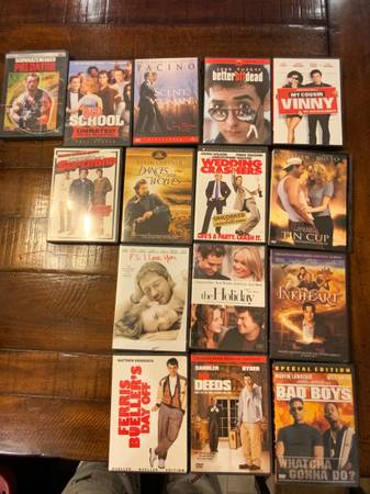 15 DVDs (sold altogether) 1