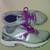 Women's Nike Dart 9 Size 8.5 Grey/Silver/Purple 2 thumbnail