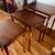 Tables nesting set of 3 tables solid wood mahogany finish vintage 11 thumbnail