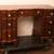 Antique Solid Mahogany and solid brass Desk 3 thumbnail