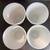 Lot of Four Milk Glass Tumblers 3 thumbnail