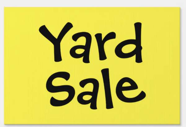 Garage Sale Friday 10-17 & 10-18, 8am-1pm 1